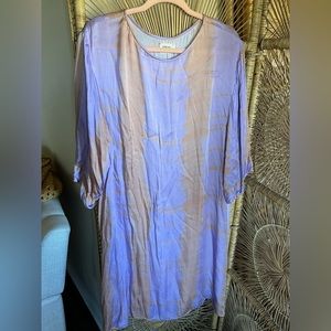 Anthropologie Norblack Norwhite Sonne tie dye tunic dress